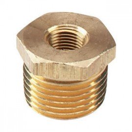 Dwyer A-333 Brass Bushing, 1/8" to 1/2" NPT-