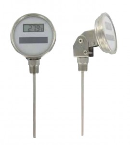 Dwyer DBTA3901 Solar-Powered Bimetal Thermometer (-58 to 302&amp;deg;F) with 9" Stem-