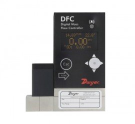 Dwyer DFC-56100-V-DLA2 Digital Flow Controller, 0 to 100 l/min-