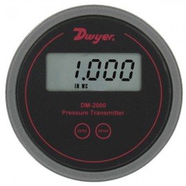 Dwyer DM-2005-LCD Differential Pressure Transmitter (2"w.c.) with LCD-