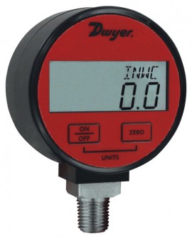 Dwyer DPGA-04 Digital Pressure Gauge for Air/Gas with 1% Accuracy, 0 to 5 psi-