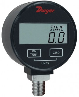 Dwyer DPGW-10 Digital Pressure Gauge for Liquid/Gas with 1% Accuracy, 0 to 300 psi-