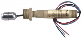 Dwyer L6EPB-B-D-3A Liquid Level Switch, Brass Housing, DPDT, SS Float-