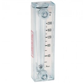 Dwyer MMF-2-TMV Flow Meter, Mini-Master, 0.2/2 SCFH Air-