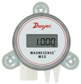 Dwyer MSX-W10-IN-LCD Differential Pressure Transmitter, range 0, uni-directional-
