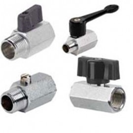 Dwyer MVB-TF2 Ball Valve, Tee Handle, 1/4", Female/Female-