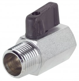 Dwyer MVB-WM1 Ball Valve, Wedge Handle, 1/8", Male/Female-