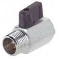 Dwyer MVB-WM1 Ball Valve, Wedge Handle, 1/8&quot;, Male/Female-