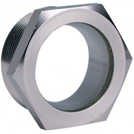 Dwyer SFI-550-2 Sight Window, 2" NPT, Plated Steel-