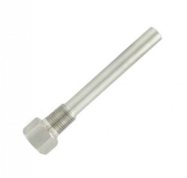 Dwyer TE-TNS-N045N-14 Series TE-TNS 316 Stainless-Steel Thermowell, 4", 0.25" internal and 0.5" external connections-