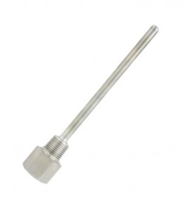 Dwyer TE-TNS-N064N-12 Series TE-TNS 304 Stainless-Steel Thermowell, 6", 0.5" internal and 0.75" external connections-