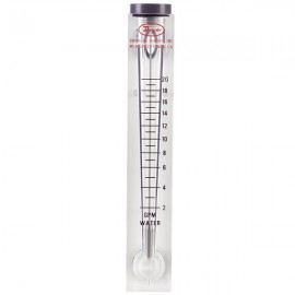 Dwyer VFC-141 Flow Meter, 5&quot; Scale, 0.5-5 GPM Water-
