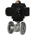 Dwyer WE07-JMD03-T-A Flanged Stainless Steel V-Ball Valve, 3&amp;quot; NEMA 4X Modulating-