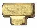 Dwyer X101-B Brass Pipe Extruded Tee, &amp;frac14;&amp;quot;-