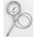 Dynisco PG441R-10M-12 Mechanical Pressure Gauge, rigid snout, 12&amp;quot;-