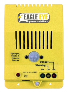Eagle Eye HGD-3000i Hydrogen Gas/Smoke Detector with intrusion alarm, AC-