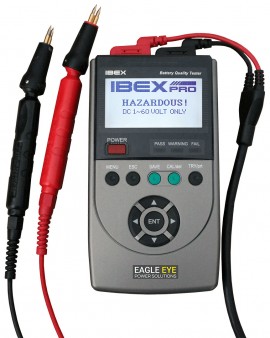 Eagle Eye IBEX-Pro Intelligent Portable Battery Resistance Tester Kit, 10 to 6000 Ah-