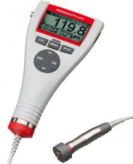 ElektroPhysik 80-137-3800 MiniTest 735 FN5 HD Coating Thickness Gauge, 0 to 5,000&amp;mu;m/0 to 2,500&amp;mu;m-