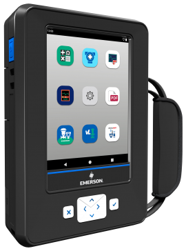 Emerson TREX2LFPKLWS1 AMS TREX2 Device Communicator Plus Module with HART and FOUNDATION Fieldbus applications, certifications, wireless, one-year standard support-