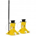 ESCO 10459 Jack Stands, 22-ton, ez-wheel-