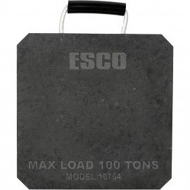 ESCO 10754 Jack Support Plate, 100-ton, rope handle-