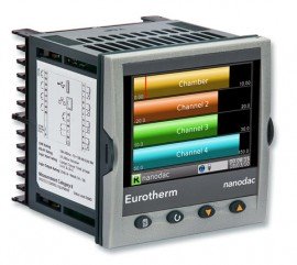 Eurotherm NANODAC/VH/C/P/RDD/XX/TS/SV Nanodac Temperature Recorder and Controller, 100 to 230 V-