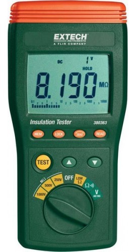 Extech 380363-NIST Digital Insulation Tester, 10 G&amp;ohm;,-