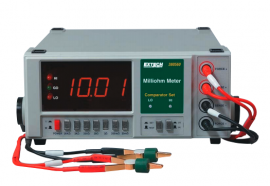 Extech 380560 High-Resolution Milliohm Meter, 110 VAC-