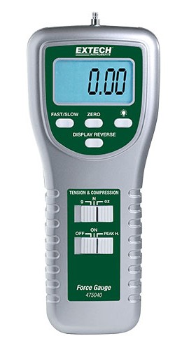 Extech 475040-NIST High-Capacity Digital Force Gauge, 176 oz, -