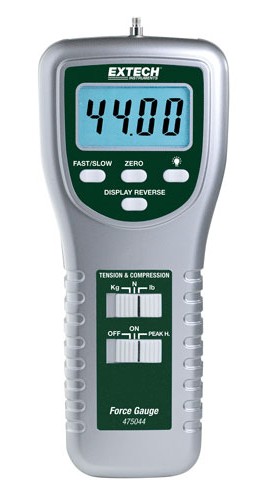 Extech 475044-NIST High-Capacity Digital Force Gauge, 44 lbs, -