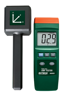 Extech 480826 Triple Axis EMF Tester, 30 to 300 Hz-