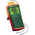 Extech EA15EasyView Dual Input Thermocouple Thermometer/Data Logger,  -