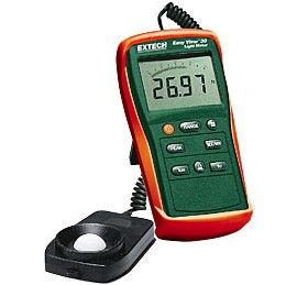 Extech EA30 EasyView Wide Range Light Meter, 40,000 Fc/400,000 Lux-