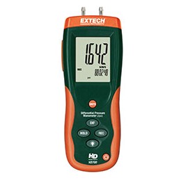 Extech HD700-NIST Differential Pressure Manometer, 2PSI, with NIST Traceable Certificate-