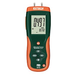 Extech HD755-NIST Differential Pressure Manometer, 0.5PSI,-