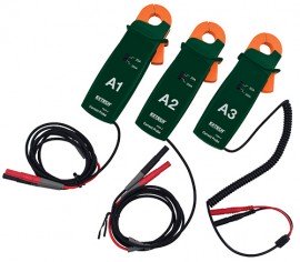 Extech PQ34-2 Current Clamp Probes, 200A, Set of 3-