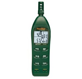Extech RH350 Dual Input Hygro-Thermometer Psychrometer-
