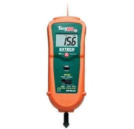 Extech RPM10 Photo/Contact Tachometer with Built-In InfraRed Thermometer-