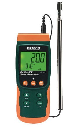 Extech SDL350 Hot Wire Thermo-Anemometer/Data Logger-