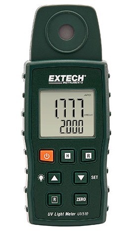 Extech UV510-NIST UVA Light Meter, 320 to 390 nm,-