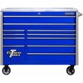 Extreme Tools EX5511RCQBLCR Roller Cabinet, 55", blue/chrome-