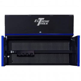 Extreme Tools RX Series Power Workstation Hutch, 55", black/blue-