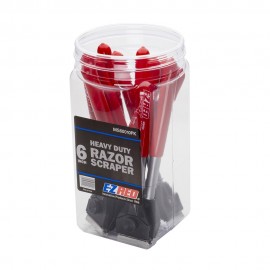 EZRED MS60010PK Razor Scraper, 6&amp;quot; handle, 10-pack jar-