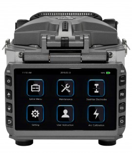 FiberFox Mini6SFT3X Core Alignment Fusion Splicer with 3-Pack FastTrack calibration service-