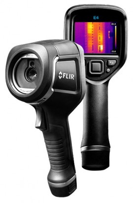 FLIR E4 Thermal Imaging Camera with MSX and Wi-Fi, 80 x 60, -4 to 482&amp;deg;F-