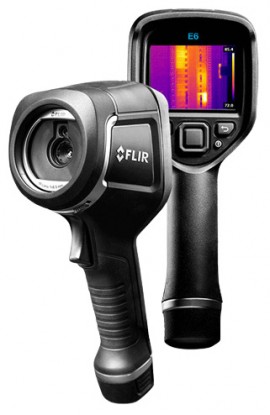 FLIR E6-XT Thermal Imaging Camera with MSX and Wi-Fi, 240 x 180, -4 to 1022&amp;deg;F-