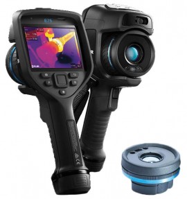 FLIR E75 Thermal Imaging Camera with 14&amp;deg; Interchangeable Lens, 320 x 240-