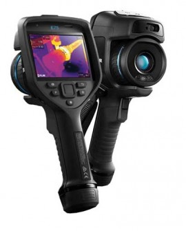 FLIR 78504-0101-KIT E75 Advanced Thermal Imaging Camera with MSX, 320 x 240 Infrared Resolution, 24&amp;deg; and 14&amp;deg; FOV-