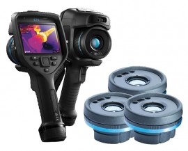 FLIR E75-NIST Thermal Imaging Camera with 14&amp;deg;, 24&amp;deg;, &amp; 42&amp;deg; Interchangeable Lenses, 320 x 240, -