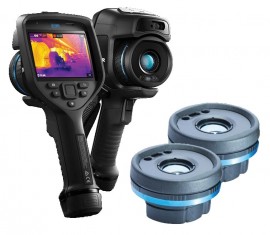 FLIR E95 Thermal Imaging Camera, 464 x 348 with 14&amp;deg; &amp;amp; 42&amp;deg; Interchangeable Lenses-